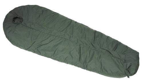 Brit. Mumienschlafsack, "Medium Weight", oliv, gebr.