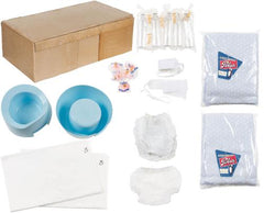 Dän. Babybett, mit Zubehör, neuw. (DEKO)