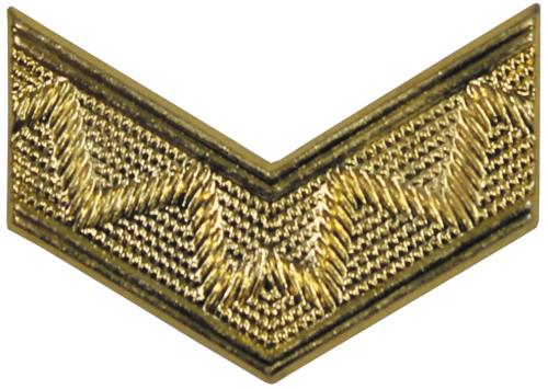 CZ/SK Metallabzeichen, gold, "Militärakademie Typ I", neuw.