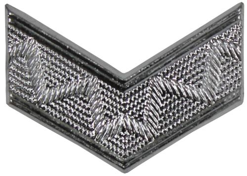 CZ/SK Metallabzeichen, silber, "Militärakademie Typ I", neuw.