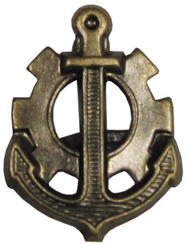 CZ/SK Metallabzeichen, bronze, "Marine", neuw.