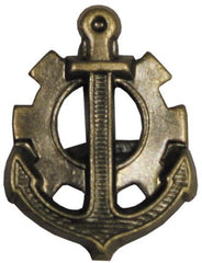 CZ/SK Metallabzeichen, bronze, "Marine", neuw.
