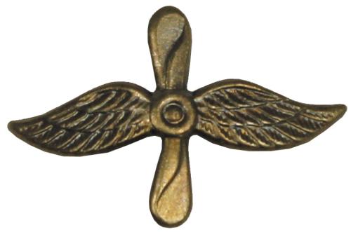CZ/SK Metallabzeichen, bronze, "Luftwaffe", neuw.