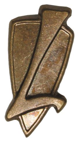 CZ/SK Metallabzeichen, bronze, "Logistik", neuw.