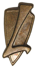 CZ/SK Metallabzeichen, bronze, "Logistik", neuw.
