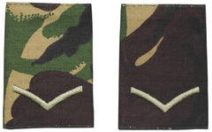Brit. Schulterklappen, DPM, 10 Paar, LANCE CORPORAL, neuw.