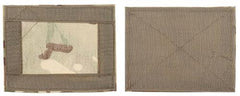 Brit. Klettabdeckung, MTP, mit Fahne, 13 x 10 cm, gebr.