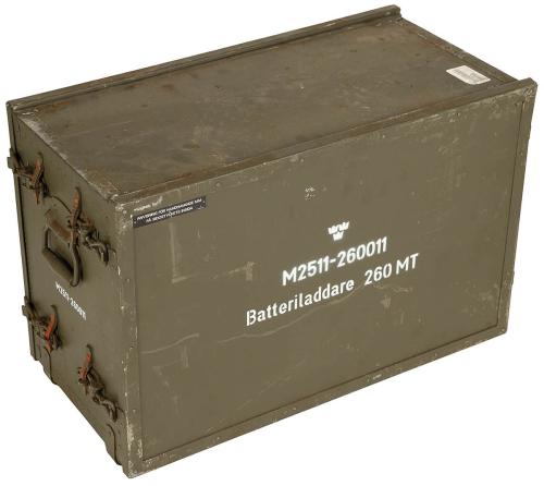 Schwed. Batterieladegerät, "260 MT", gebr.