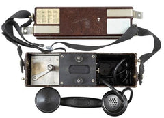 Finn. Feldtelefon, "Ericsson", gebr., TOP ZUSTAND