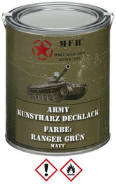 Army Lack, RANGER GRÜN, matt, Dose, 1 l