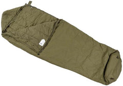 Holl. Mumienschlafsack, mit Kopfmoskitonetz, gebr.