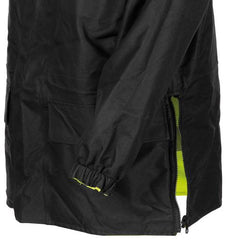 Brit. Signaljacke, wendbar, gelb/schwarz, gebr.