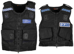 Brit. Body-Armour, Typ II, schwarz, OHNE Einlage, gebr.