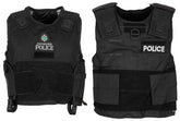 Brit. Body-Armour, Typ I, schwarz, OHNE Einlage, gebr.