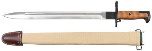 US Bajonett, M1905, mit Holzscheide (Repro)