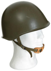 CZ Stahlhelm, mit Innenteil, oliv, gebr., TOP ZUSTAND
