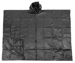Poncho, Vinyl, schwarz, ca. 200 x 127 cm, 0,12 mm