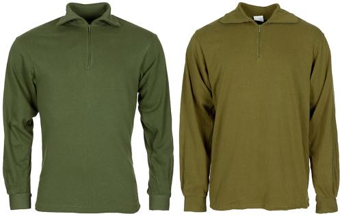 Brit. Shirt, "Norgie", Cold Weather, oliv, gebr.