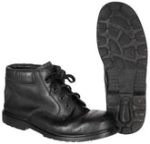 Brit. Stiefel, "Security", Leder, schwarz, gebr.
