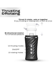 Dorcel - Thrust Blow Pro - Automatischer Stoßmasturbator - Schwarz