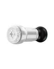 KIIROO – Feel Pocket Stroker Crystal + Powerblow Combo – Schwarz/Transparent