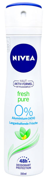 Nivea Deo Spray Fresh Pure, 150 ml