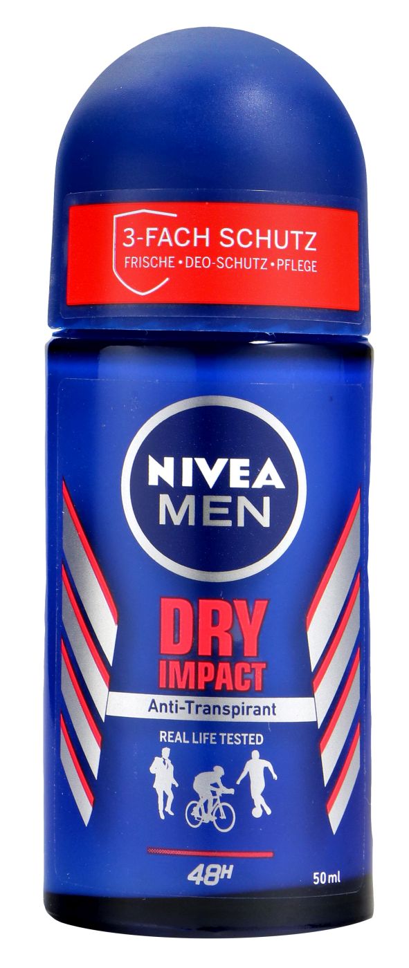 Nivea Men Roll-On Dry Impact, 50 ml