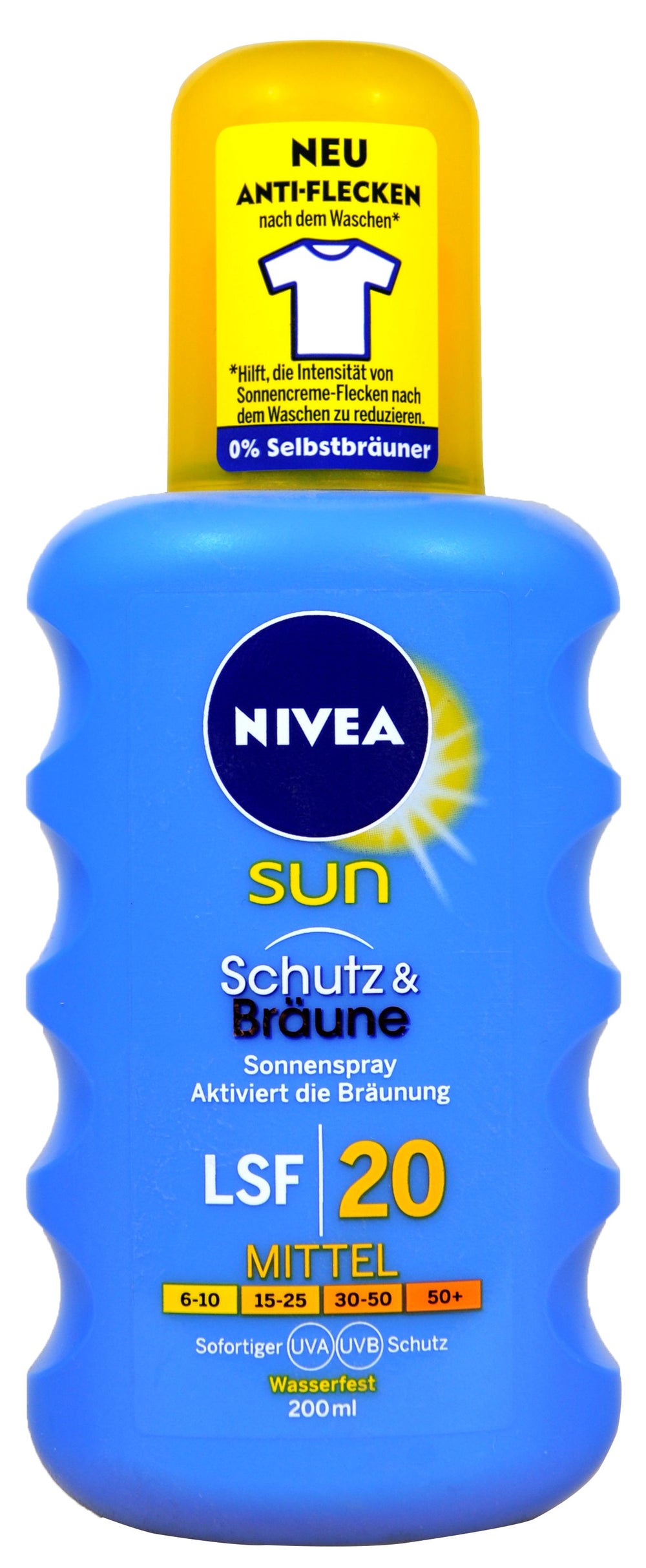 Nivea Sun Protect and Bronze Sonnenspray LSF 20, 200 ml