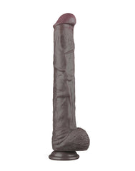 LoveToy - Nature Cock - 14,5" Dual Layered Bendable Cock XXL - Schwarz