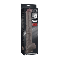 LoveToy - Nature Cock - 14,5" Dual Layered Bendable Cock XXL - Schwarz