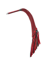 RISE – Dickere Cat O. Nine Peitsche – Schwarz/Rot