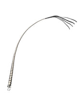 1: RISE – 120 cm Bullenpeitsche – Schwarz/Weiß