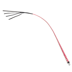 RISE - 120cm Bull Whip - Pink/White