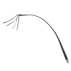RISE – 120 cm Bullenpeitsche – Schwarz
