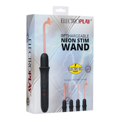RIMBA Electroplay - Neon Stim Wand Wiederaufladbar