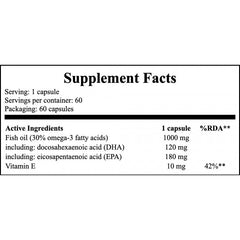 Omega 3 1000mg - 60caps.
