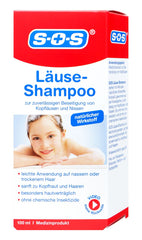 SOS Kinder Läuse Shampoo Befreit von Kopfläusen und Nissen, 100 ml