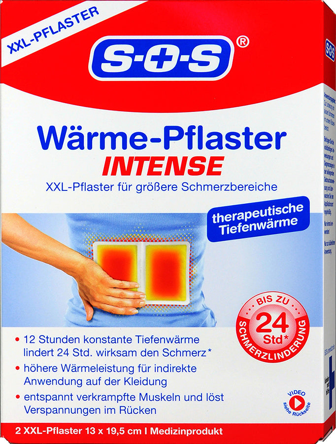 SOS Wärmepflaster Intense 24 Stunden, 2 er