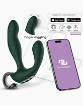 IY - Greeny - Prostata-Massagegerät mit Fingerwackeln, App-gesteuert - Grün