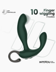 IY - Greeny - Prostata-Massagegerät mit Fingerwackeln, App-gesteuert - Grün