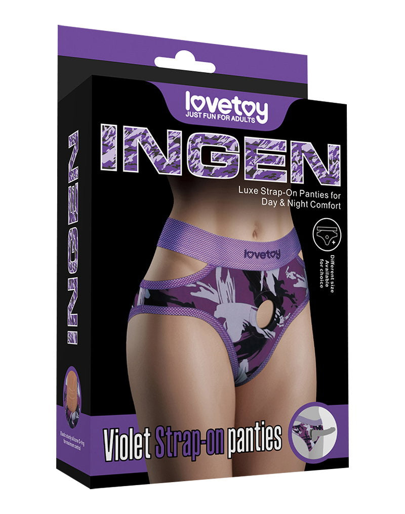 LoveToy - Ingen - Violet Strap-on-Slip, Größe M/L, Lila