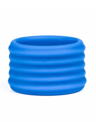 LoveToy – Pinnacle Pro – Deep Rib Grip Ring – Blau