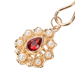 Rimba Bondage Play – Brustwarzenklammern mit Goldschmuck – Gold