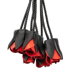 Rimba Bondage Play – Rosenpeitsche – Schwarz & Rot