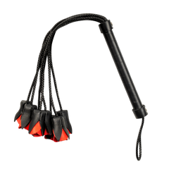 Rimba Bondage Play – Rosenpeitsche – Schwarz & Rot