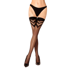3: Ballerina – Black Secret – Exklusive halterlose Strümpfe (20 Denier) – Schwarz