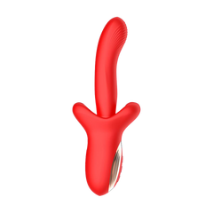 IY - Vyron - Stoß- und Beißvibrator - Rot