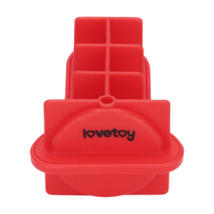 LoveToy - Mace Silikon-Eiswürfelform - Mini-Penis - Rot