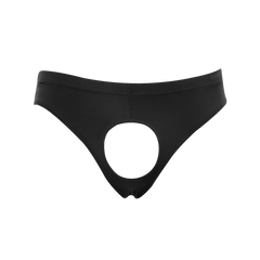 Amorable by Rimba – Slip mit offenem Schritt – Einheitsgröße – Schwarz