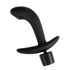 Rimba Electro Play – E-Stim Analplug – Bipolar – Schwarz